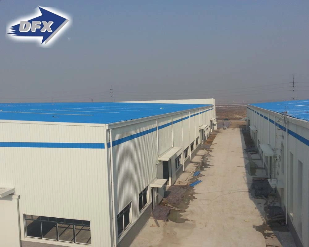 China Easy Assembling Clear Span Fabric Metal Prefab Light Steel Buildings