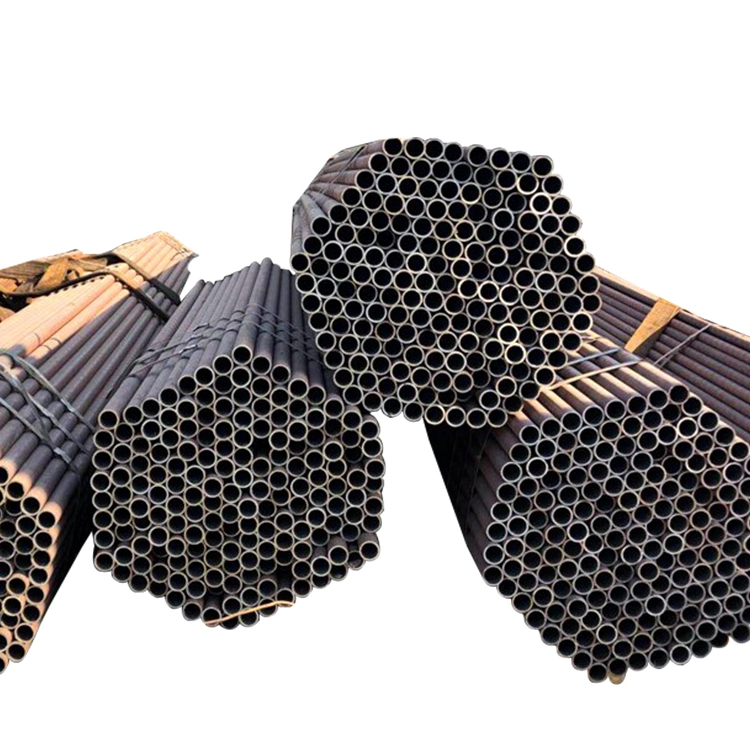 ASTM A53 Black Iron Pipe Welded Seamless Round Sch40 Steel Pipe for Building Material
