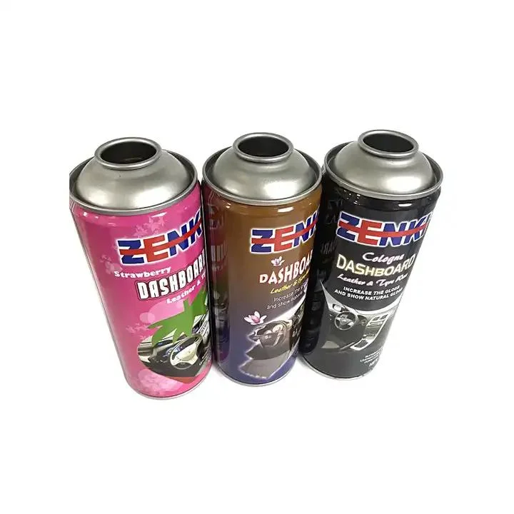 Precio de fábrica 52 mm diámetro almacenamiento de material metálico Aerosol Tin Puede