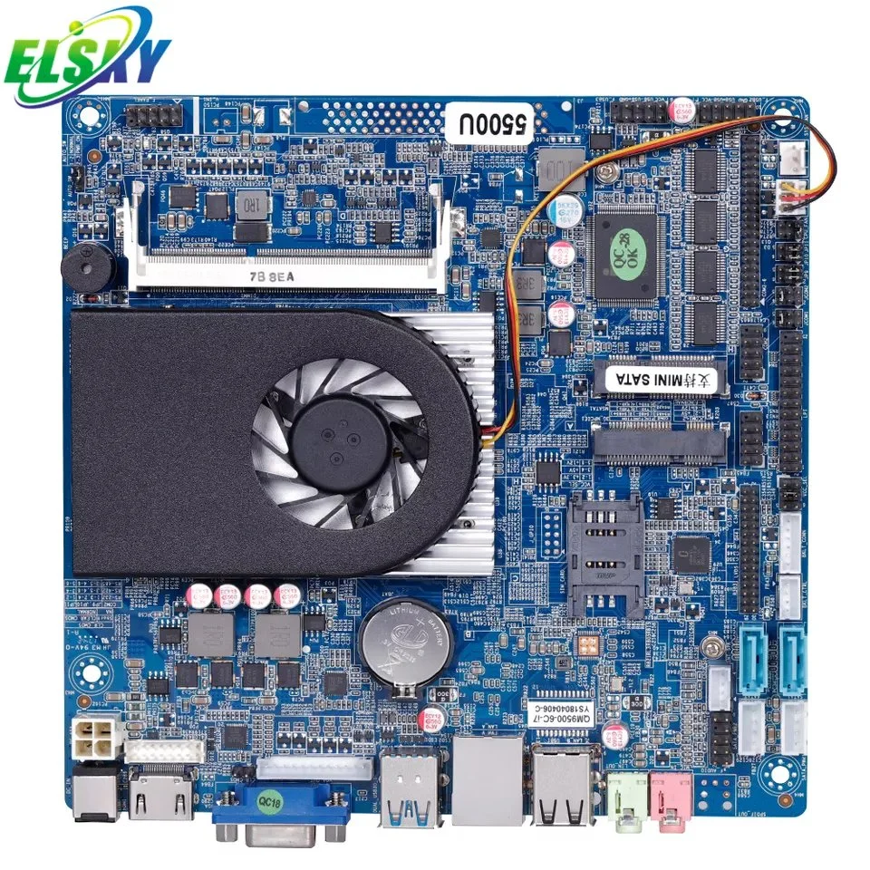 Industrial Computer PC Board in-Tel 4th 5th Generation Core I3 I5 I7 Processor 2LAN 6COM 8USB Fcbga1168 Lvds VGA