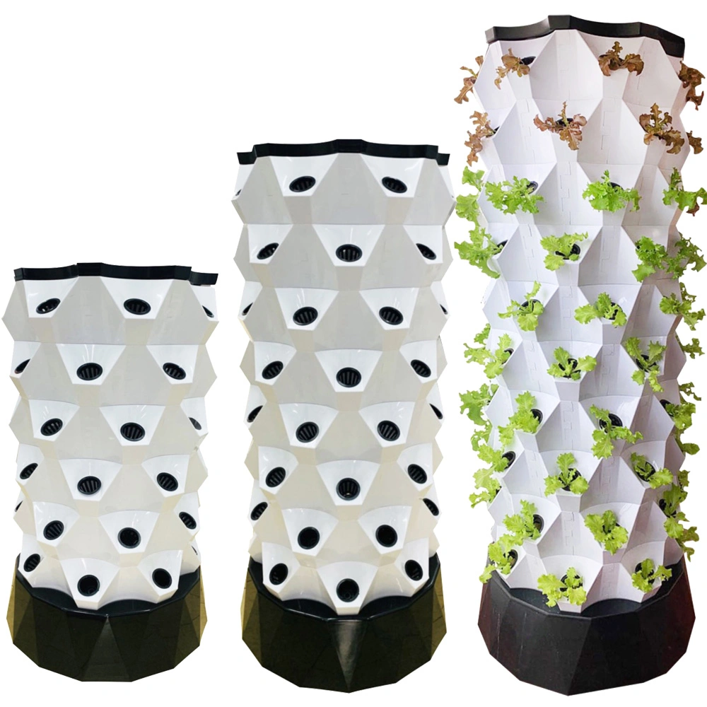 80 Planting Holes Vertical Hydroponic Tower Growing System