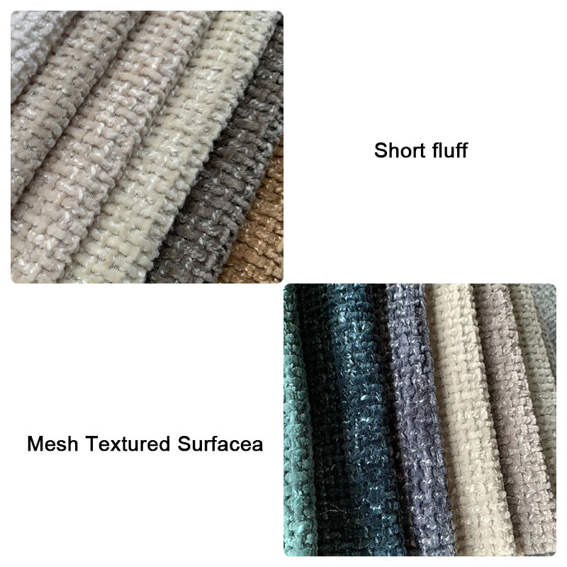 Home Textile Super Soft Chenille Polyester Sofa Fabric for Cousion and Furniture