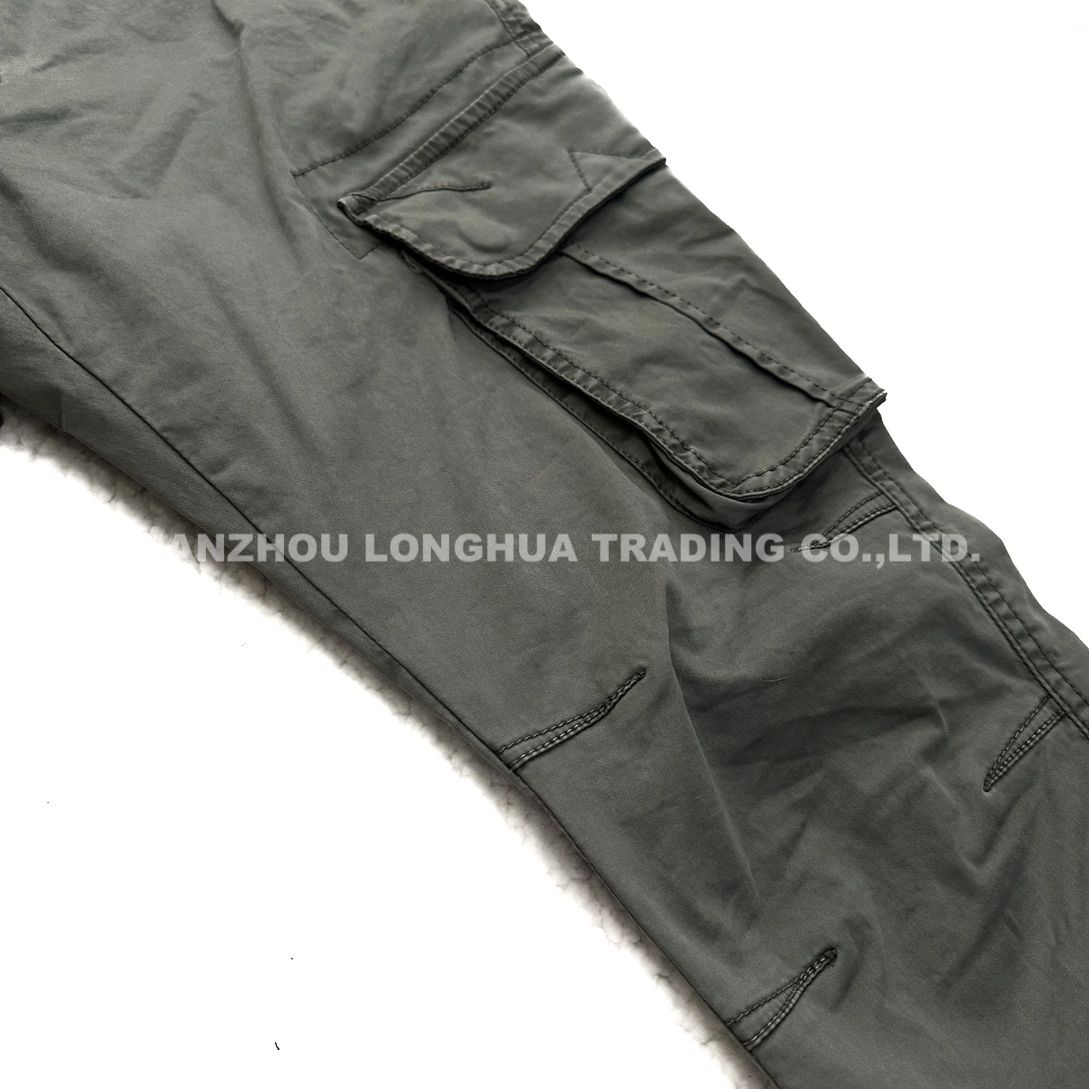 Men Jean Boy Cargo Pants Cotton Washed Trousers