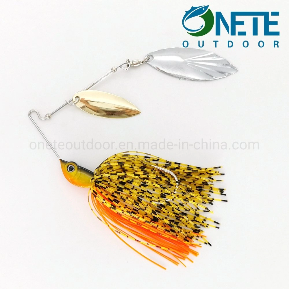 Stspb-006 18g High quality/High cost performance  Silicon Skirts Fishing Lure Spinner Bait