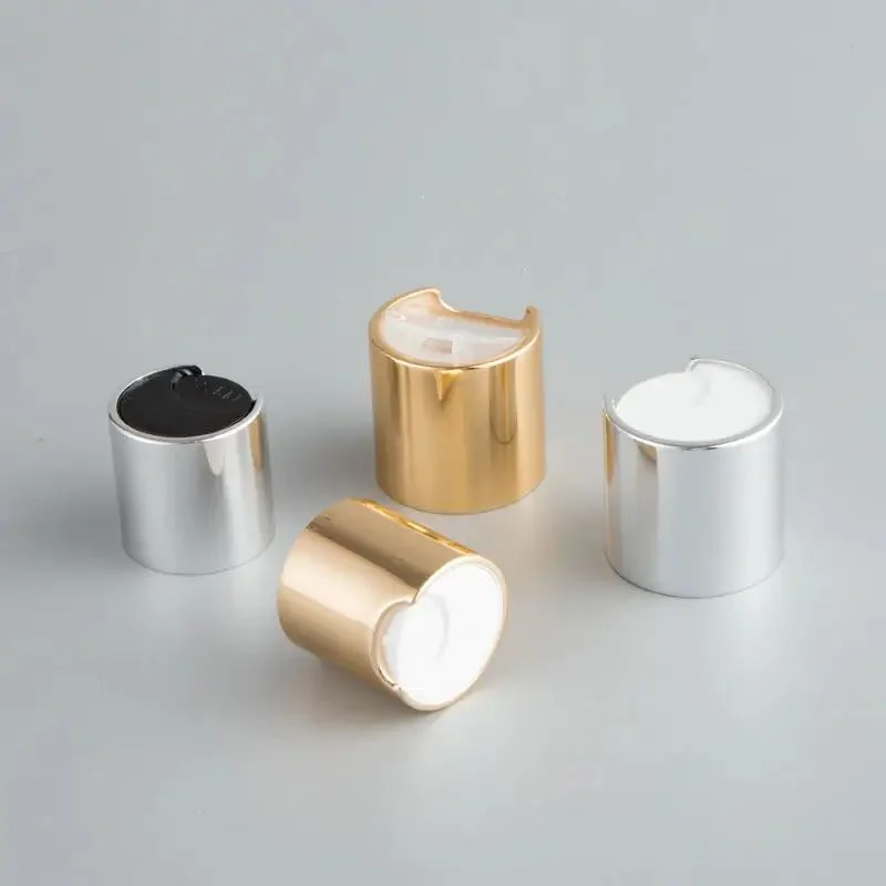 Plastic Spray Cap Press Cap Silver Gold Disc Top Cap Tube Gold Tops