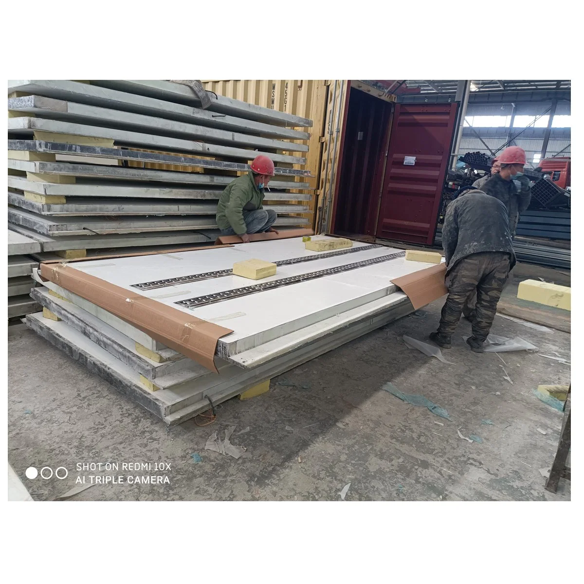 XPS/PU Isolierung CKD/ Teile gefrorenes Fleisch Meeresfrüchte Huhn Gemüse Korrosion Widerstand FRP Sandwich Panel XPS/PU Isolierung LKW Kühlkörper