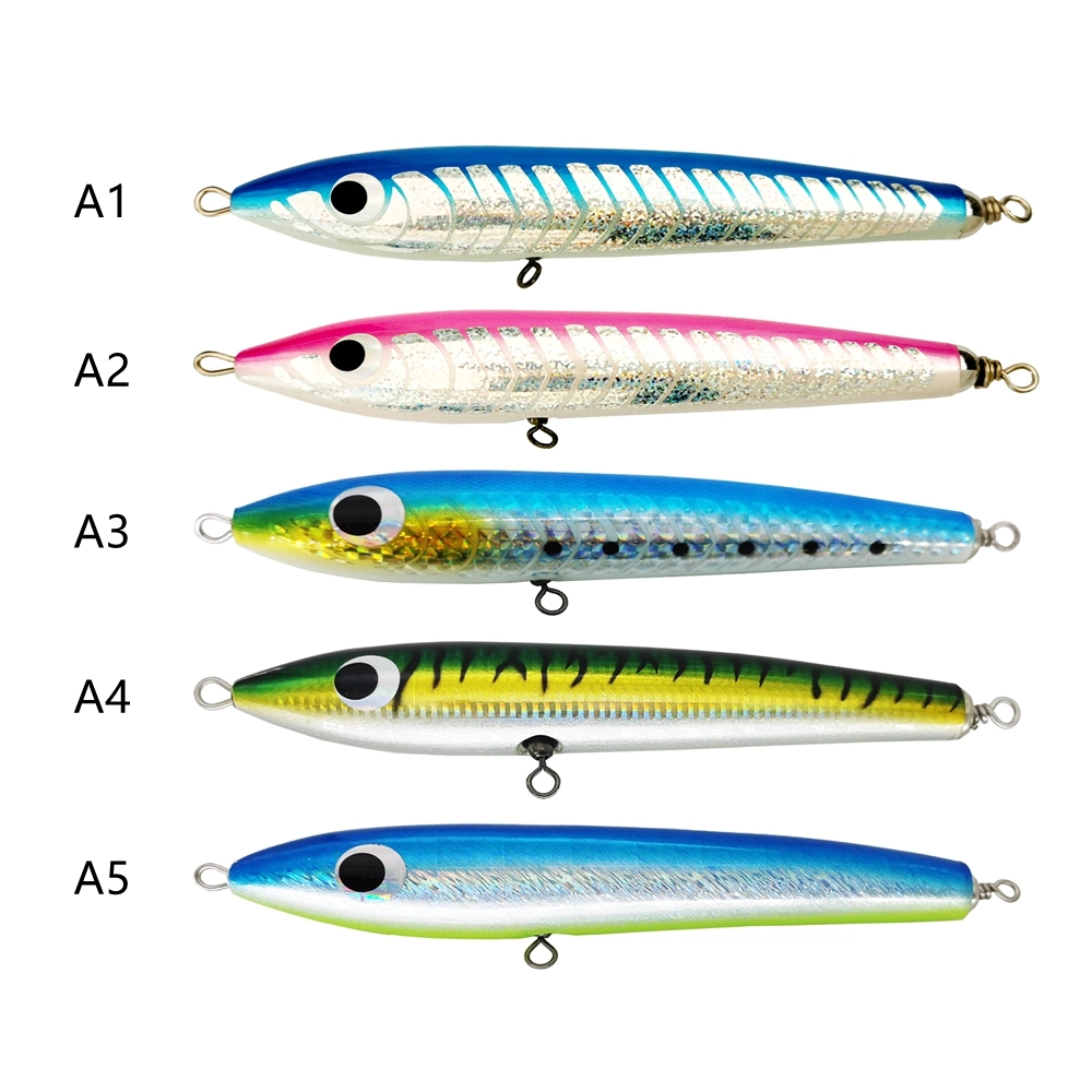Zhpn-03 230mm 90g Typical Wooden Fishing Lure Floating Pencil Stickbait