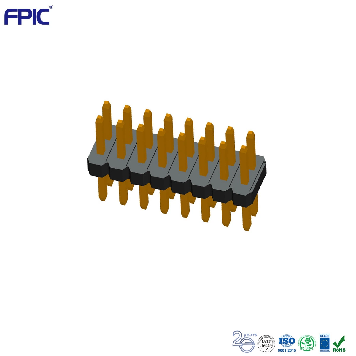 Plastic Injection Parts Terminal Block SMT Electrical Board to Board Connector for Pin Header Connector