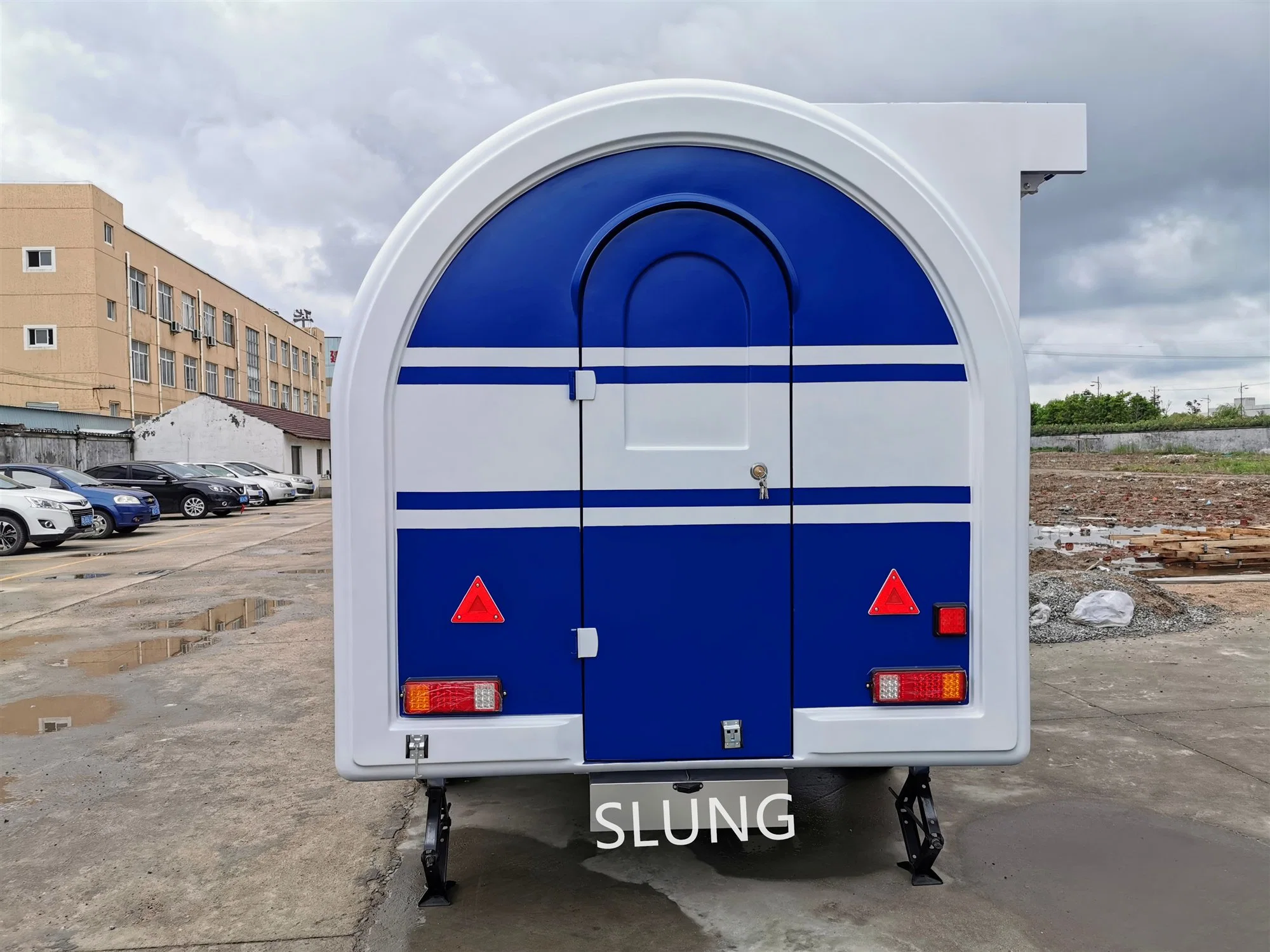 Silang Food Truck Mobile Food Trailer /3m Bunte Lebensmittel-Ausstellung Kiosk zum Verkauf USA /Mobile Outdoor Kitchen