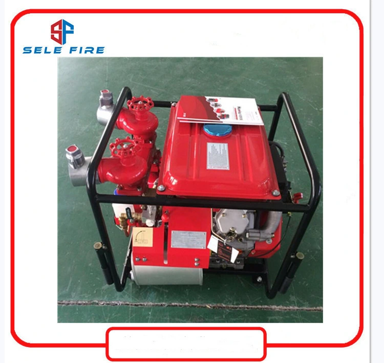 Portable Mobile Fire Pump with 25HP Diesel Engine