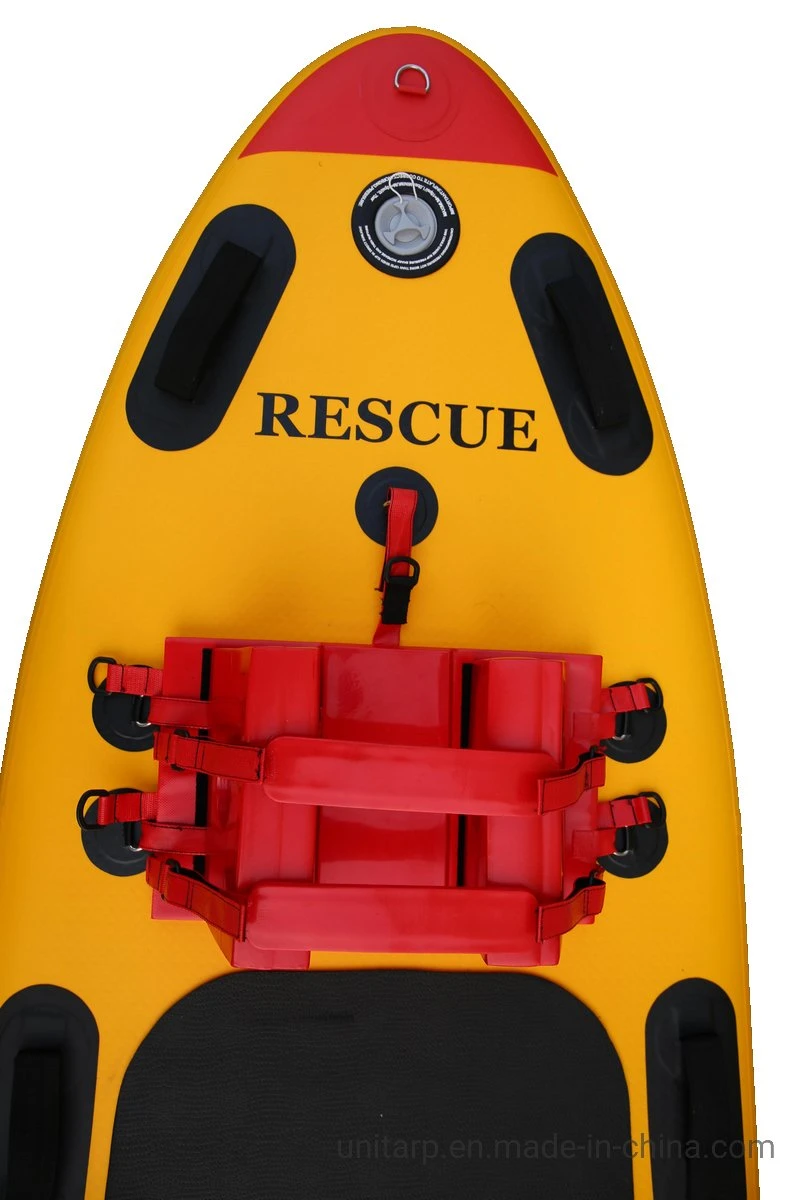 335x81x15cm Lifeguard Paddle Surf gonflable de sauvetage de l'eau Conseil de sauvetage