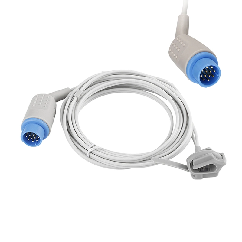 Reusable SpO2 Finger Cables Compatible Biolight M Adult Finger Tip