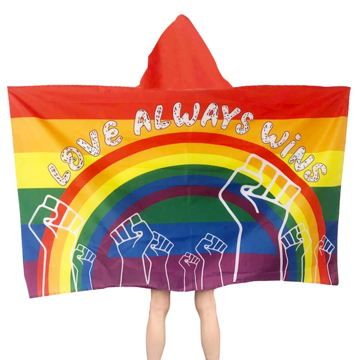 Wholesale/Suppliers Large Screen Printed 3X5FT Lesbian Gay Hand /Body/ Car/ Graden Flag with Cape