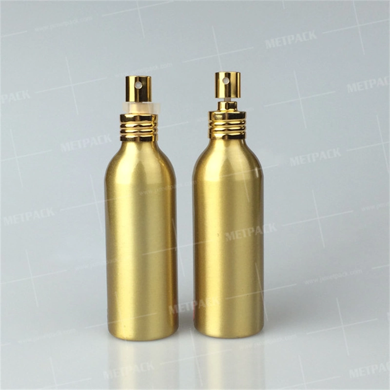 New Aluminium Steel Pump Spray Skin Care Packaging Container Luxury Cosmetic Bottle Set