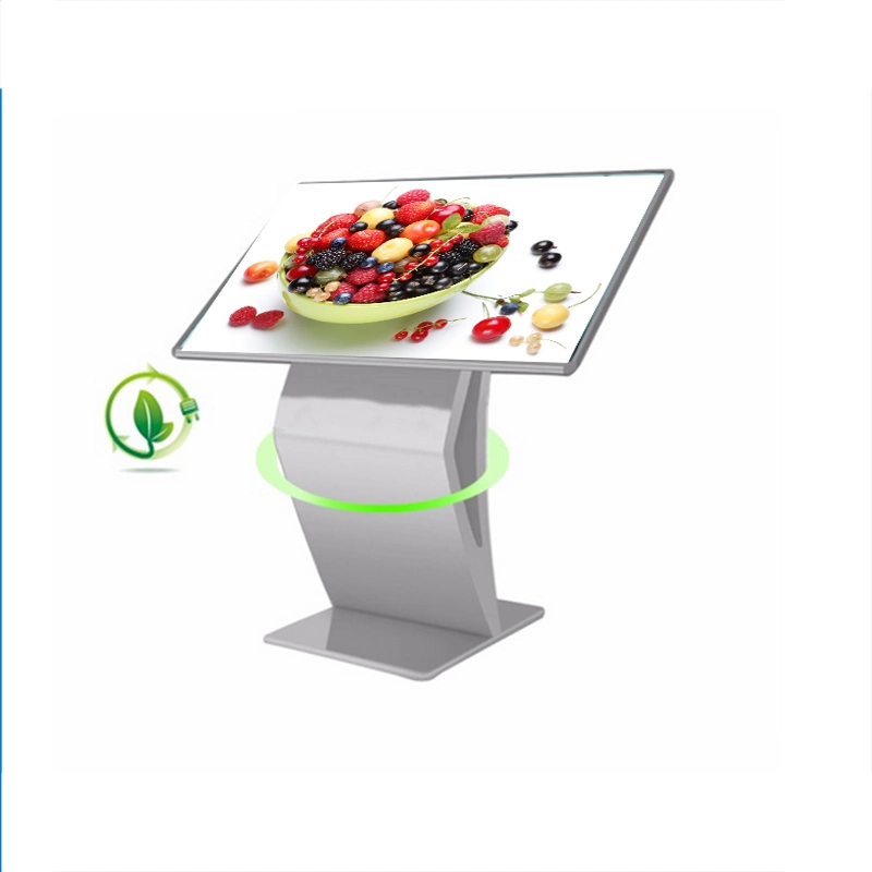 43 Inch Kiosk 2022 New Free Stand Cheap Price Digital LCD Display with Medium Format Camera