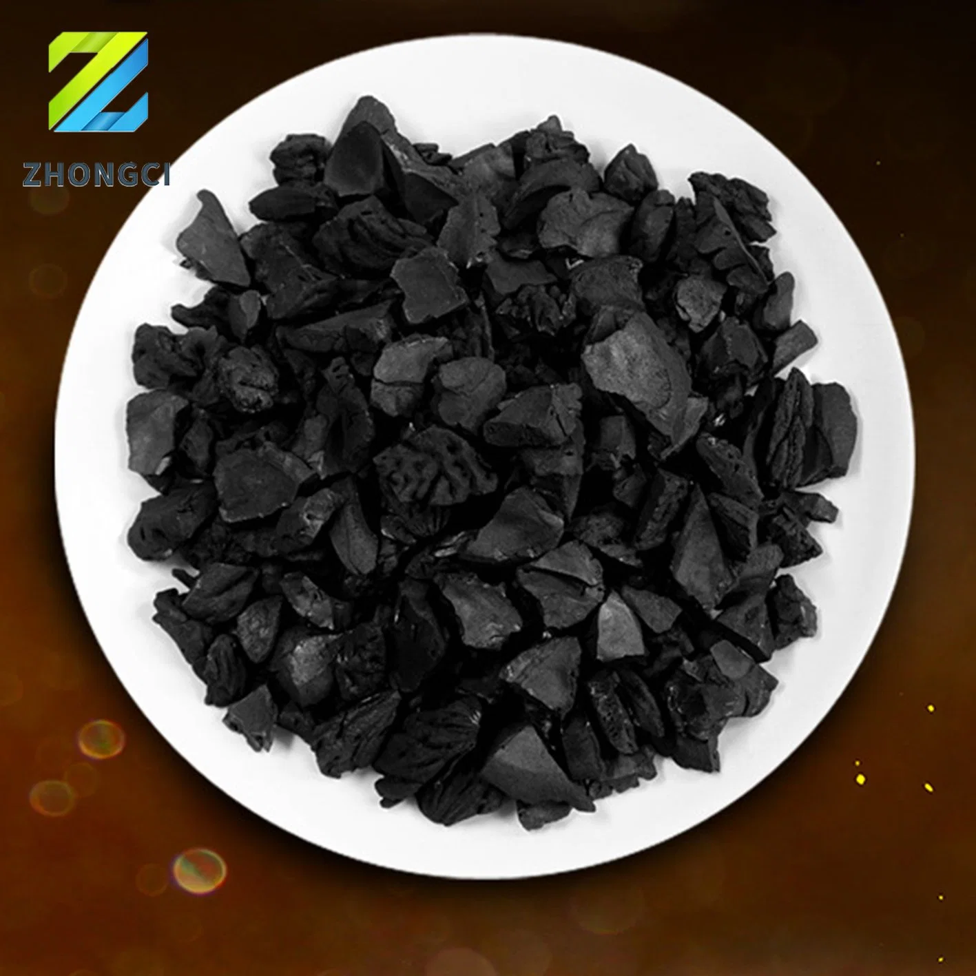 6X12 Mesh Coconut Shell Granular Activated Carbon Gold Absorption