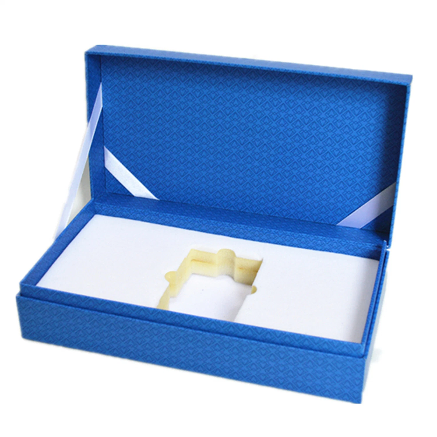 Printing OEM Book Shape Cardboard Paper Packaging Box for Wooden Ring Box