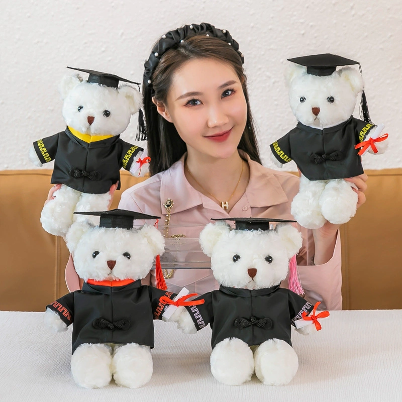 High quality/High cost performance Graduation Gift Custom Plush Stuffed Doctor Teddy Bear Toy