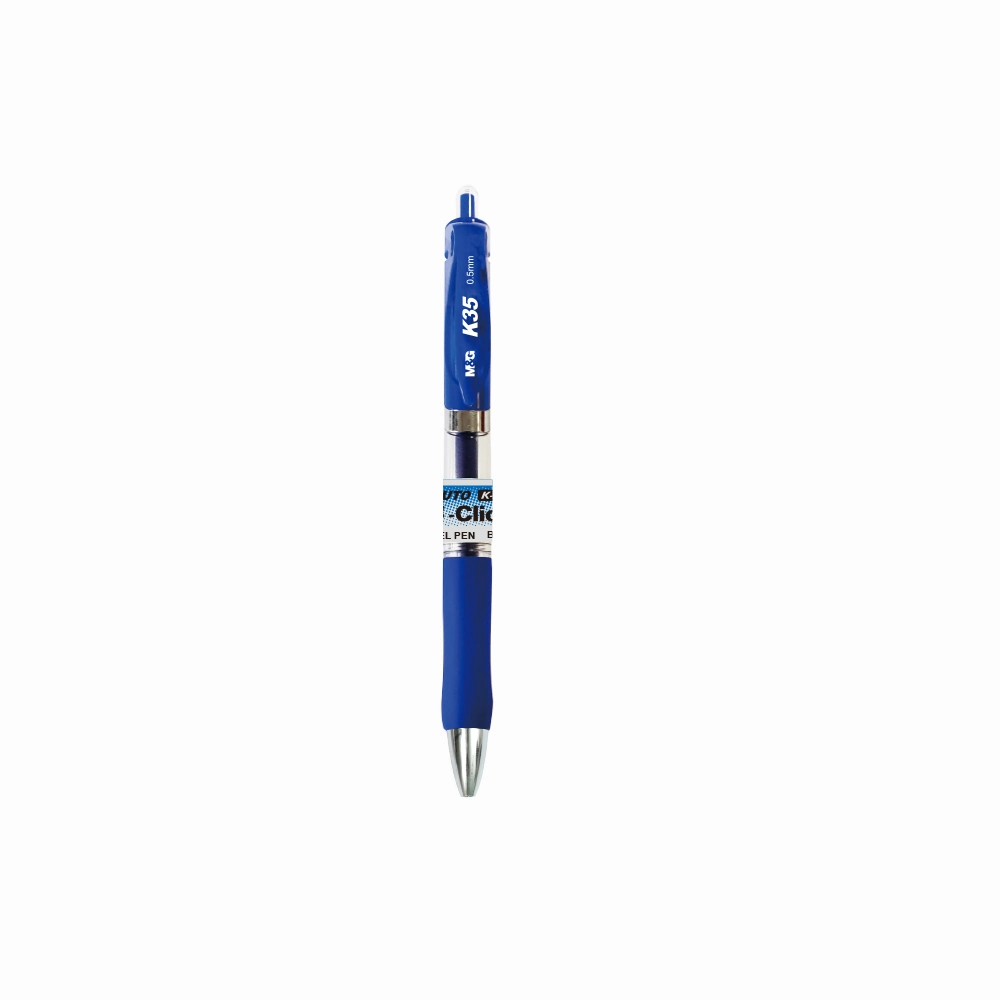 M&G Best Selling Retractable Styple 0.5mm Classic Gel Pens with Soft and Comfortable Rubber Grip