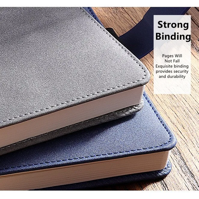 British Bespoke Design Black Grey Business A5 A4 32K B5 16K B6 64K 48K 24K 25K PU Leather Journal Hardcover Notebook