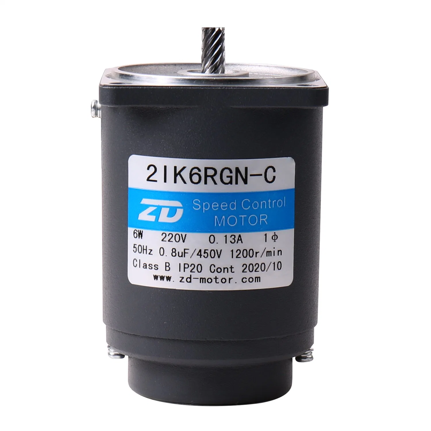 ZD 6W 10W Micro de commande de vitesse électrique AC Moteur à induction sans boîte de vitesses