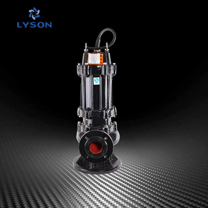 Non-Clogging Vertical Cast Iron Submersible Dirty Water Sewage Pump