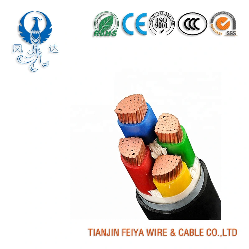 0.6/1kv 4X35mm2 Copper Conductor XLPE Insulated Double Stainless Steel Tape Sta Armored Anti-Termite PVC Sheahthed Power Cable