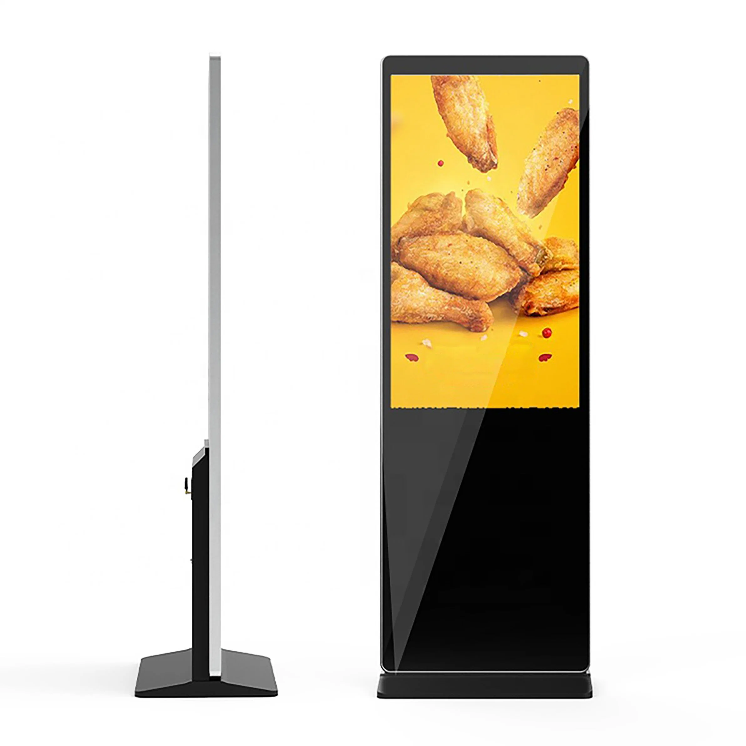 Lofit 49 55 pulgadas Android Pedestal Tótem interiores Quiosco interactivo la pantalla táctil LCD de pantalla de señalización digital Reproductor de publicidad