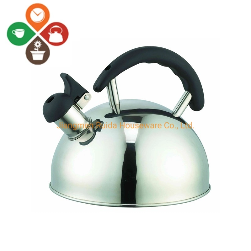 Stainless Steel Kitchenware for Special Shape Whistling Kettle with Nice Polishing