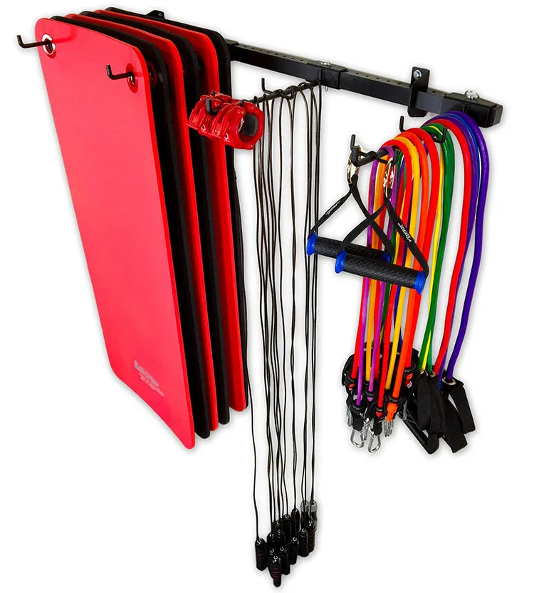 Jh-Mech Free Adjustment Spacing Yoga Mat Rack Organizer