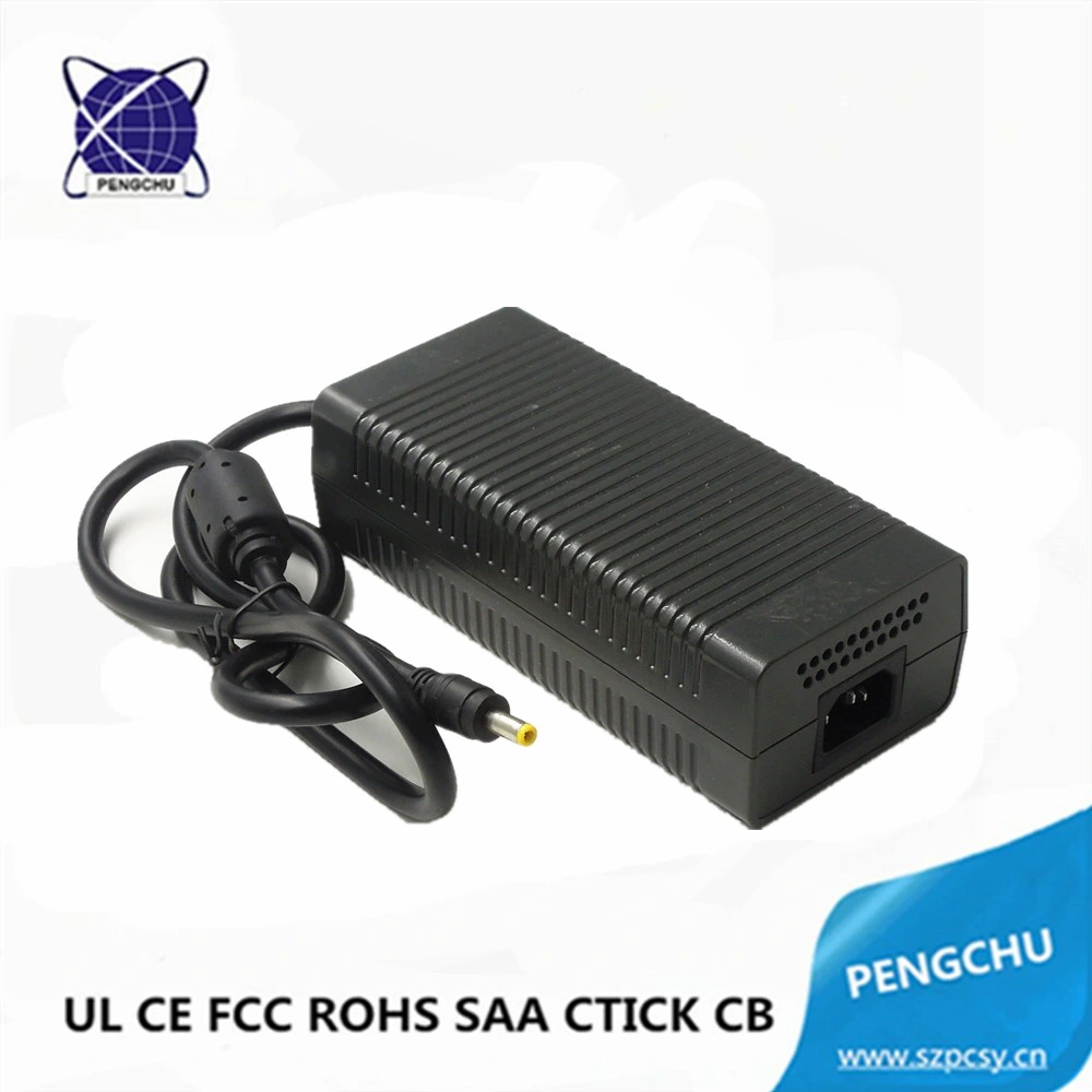 single output ac/dc switching adapter 168w 24v 7a power supply with UL CE FCC RoHS SAA CB