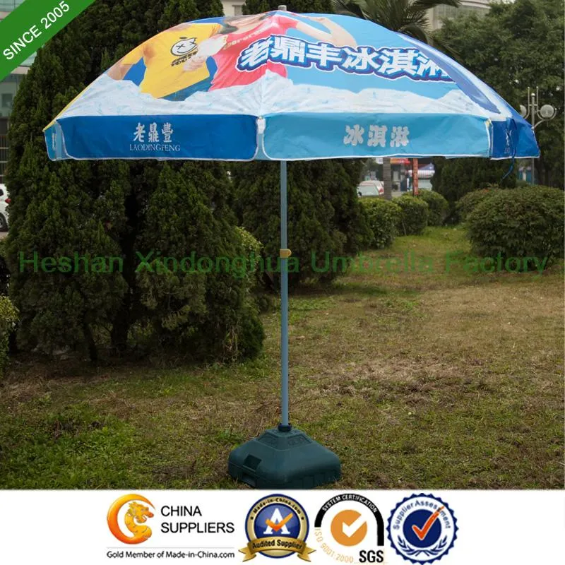 Sonnenschirm mit Doppelrippen, 2,2m Wärmeübertragungsdruck (BU-0048WD)