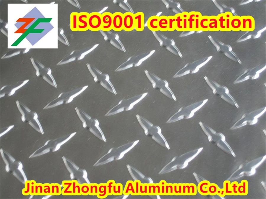 1060 4X8 Painted Decorative Aluminum Diamond Plate Sheet Metal Price