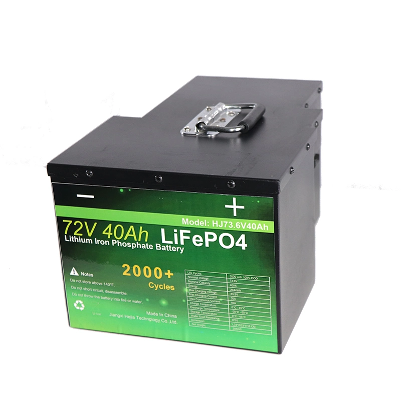 72V 40ah Li-ion Lithium LiFePO4 Marine Energy Storage Rechargeable Motorcycle Golf Cart UPS Solar Car Battery