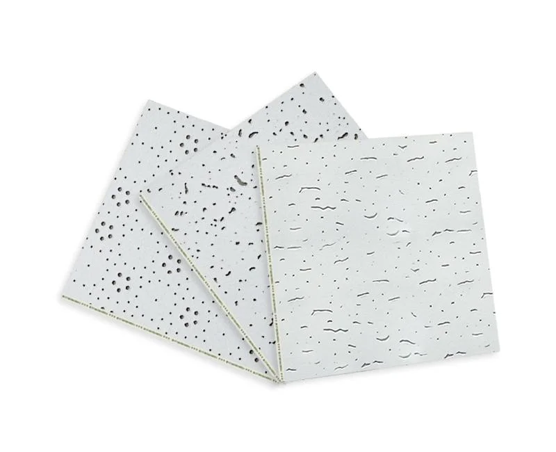 Project Use Insulated PVC Laminated Suspended Gypsum Board Ceiling Tiles 603*603*8 2*2