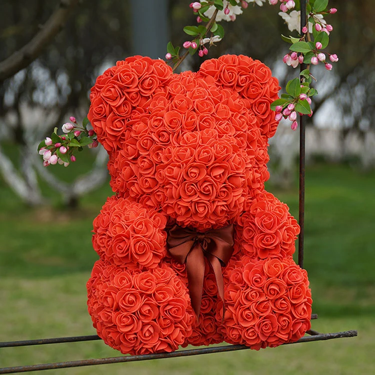 Valentines Day Gift Plush Toy Teddy Rose Bear Toy