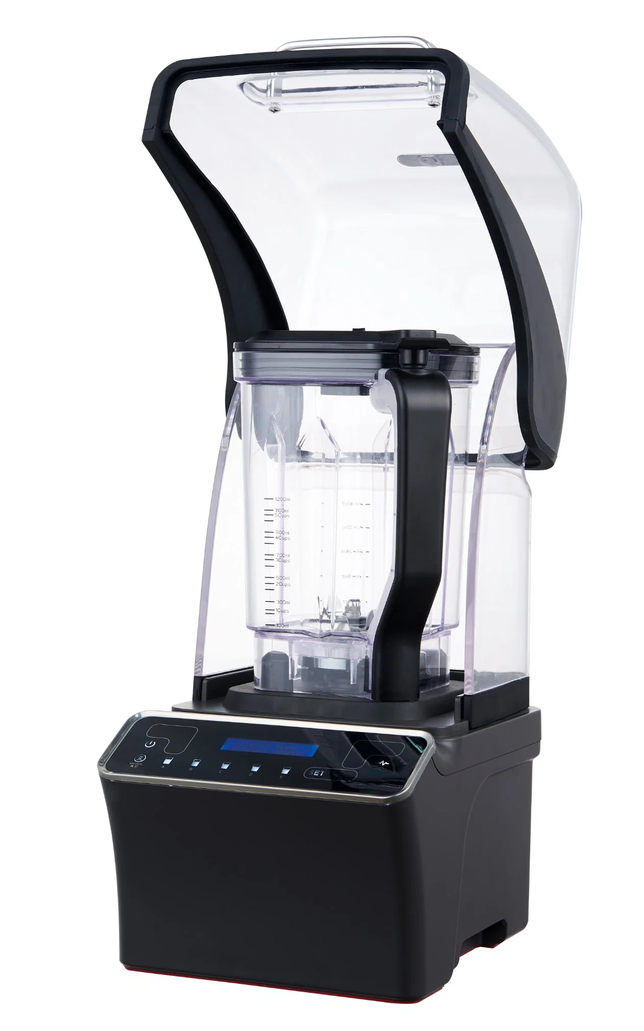 Aprovado vácuo Ice Crusher Bar Blender Horse Power milkshake Café Milktea Mixer Juicer Blender robot para Hotel, Cafe, Bar, restaurantes, Loja de sumos