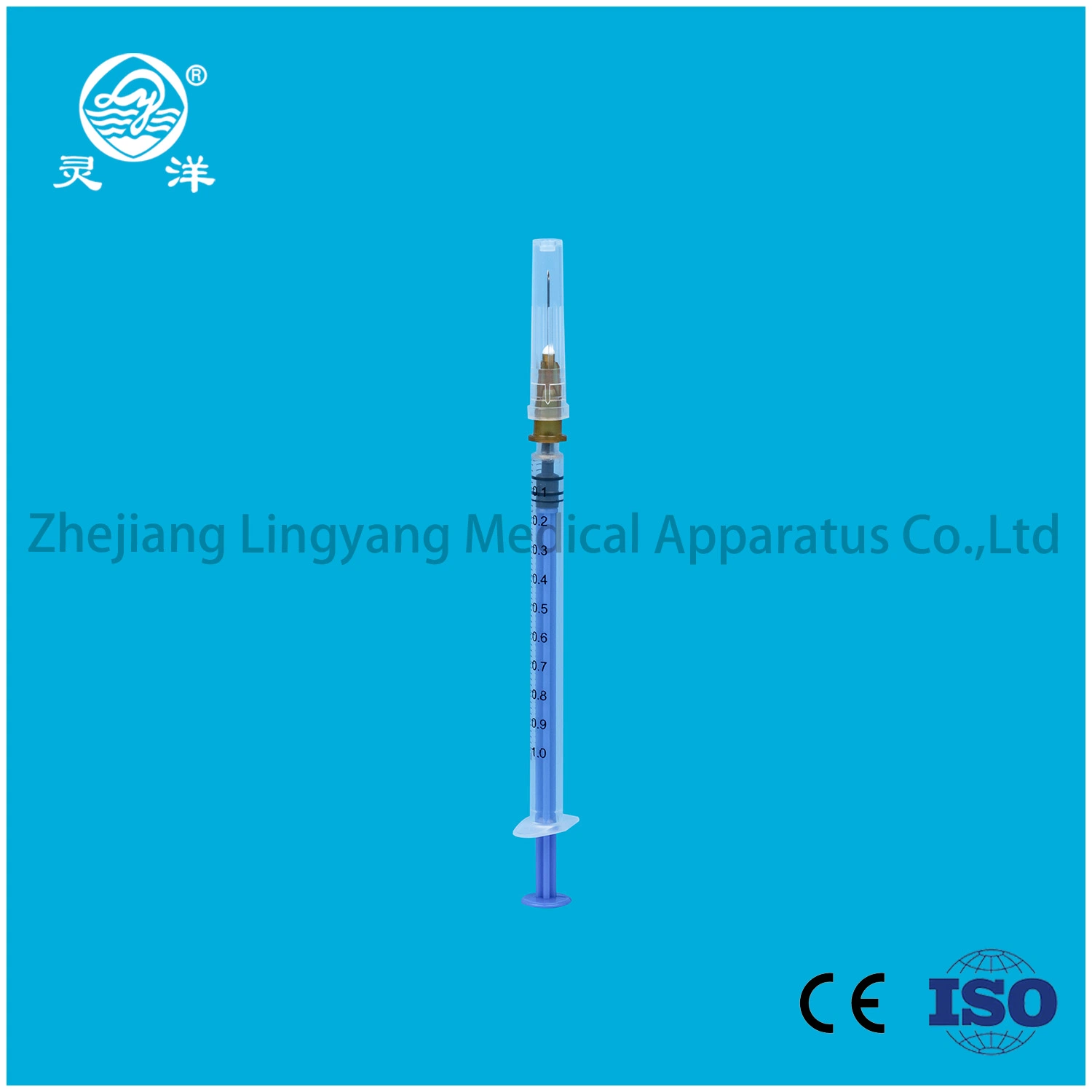 Ce Approved 1ml/3ml/5ml/10ml/20ml/30ml Disposable Syringe with Needle