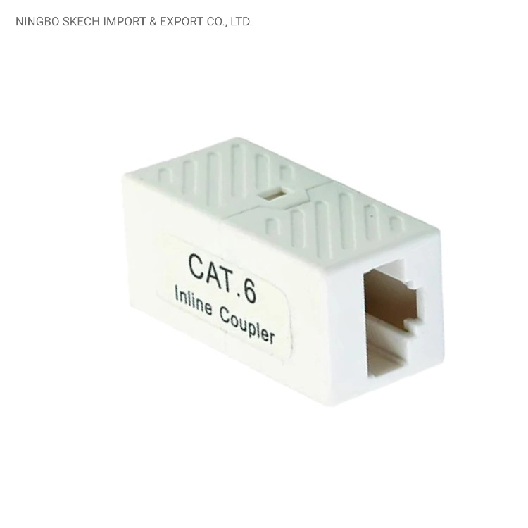 Cat5e/CAT6/CAT6A UTP RJ45-RJ45 8p8c Inline Coupler Keystone Jack RJ45 Connector Network Inline Coupler Modeule Jack