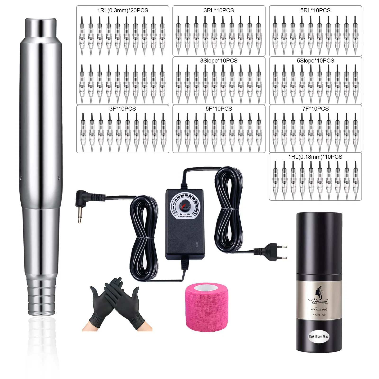 OEM Professional Semi-Permanent Multi-Functional All-in-One Set Electric Tattoo Pen Authentic Tattoo Kit