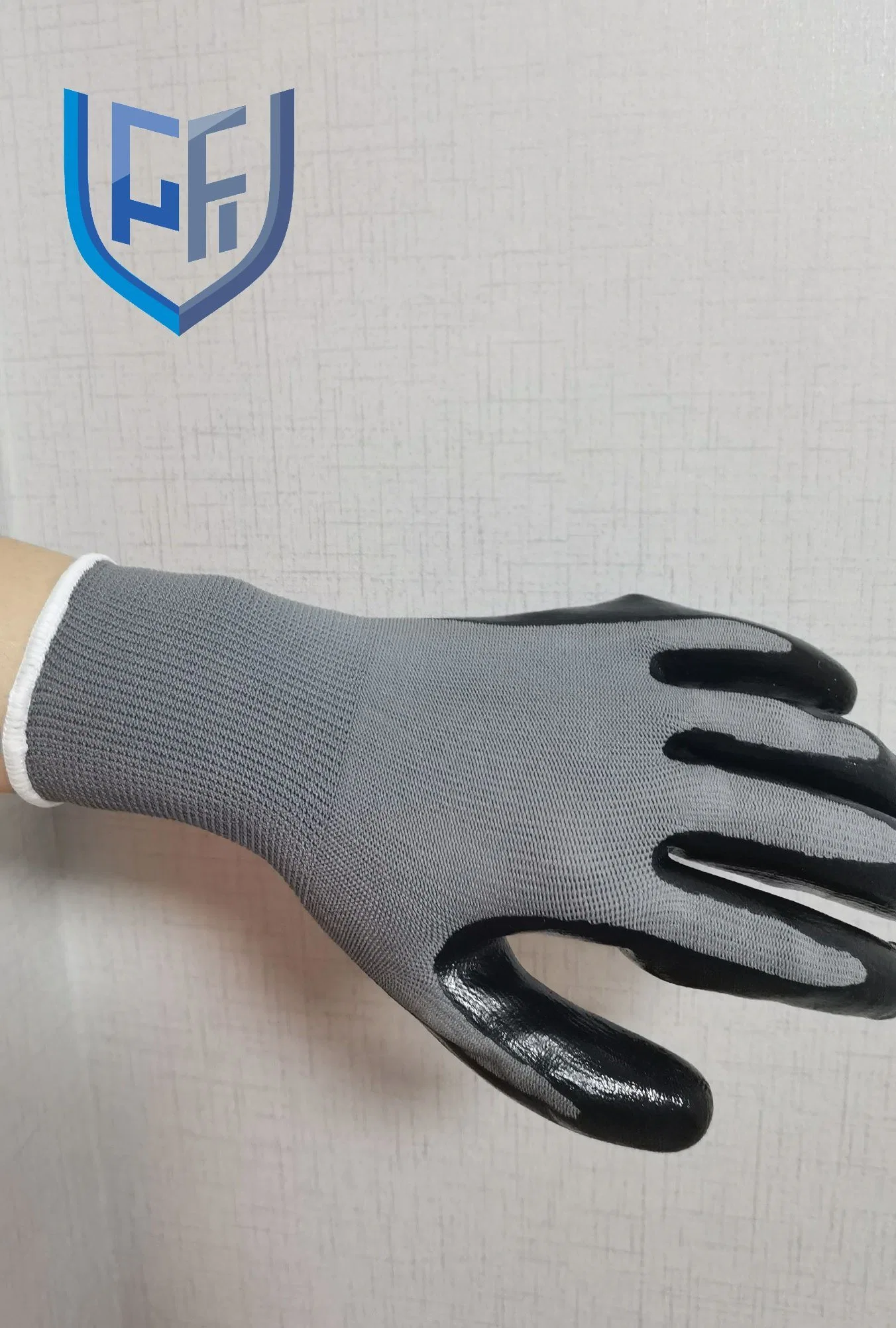 13g Nitril beschichtete Handschuhe Arbeitsschutz Polyester Arbeitshandschuhe