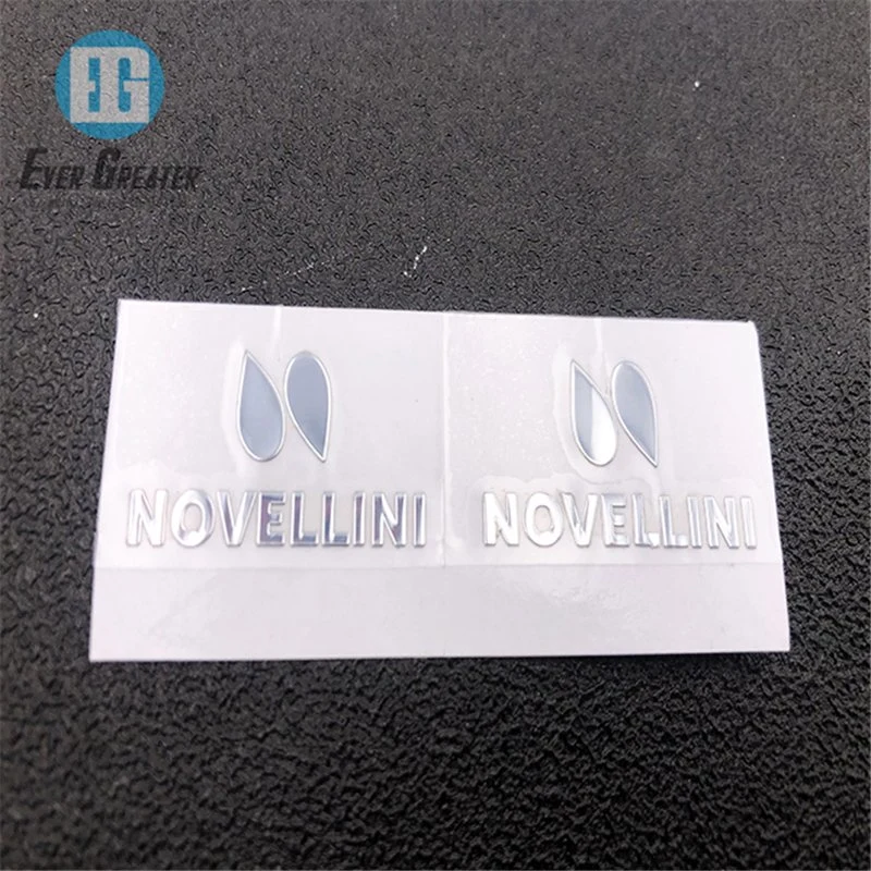 Custom Silver Metal Nickel Sticker Label Logo Electroforming Gold Metal Brand Nickel Logo Plate