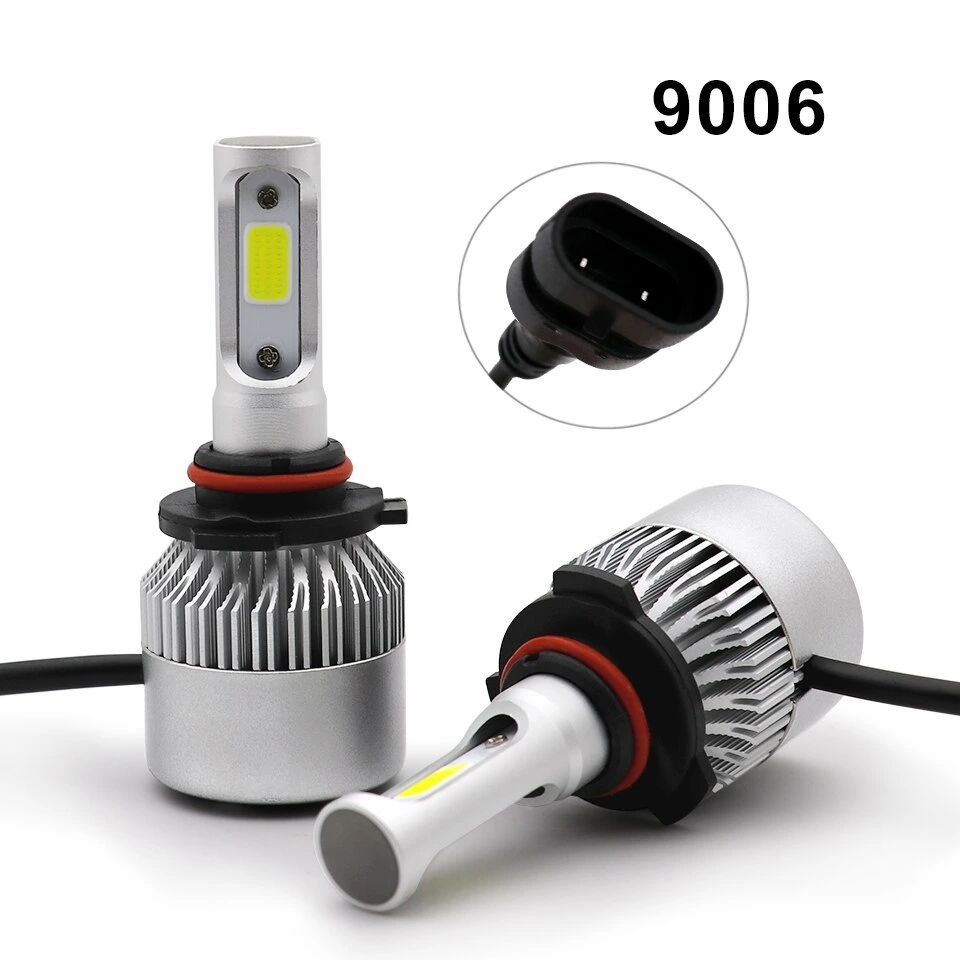 S2 Super brillante LED Focos Premium H1 H3 H4 H7 9005 9006 H11 de la luz de coche LED