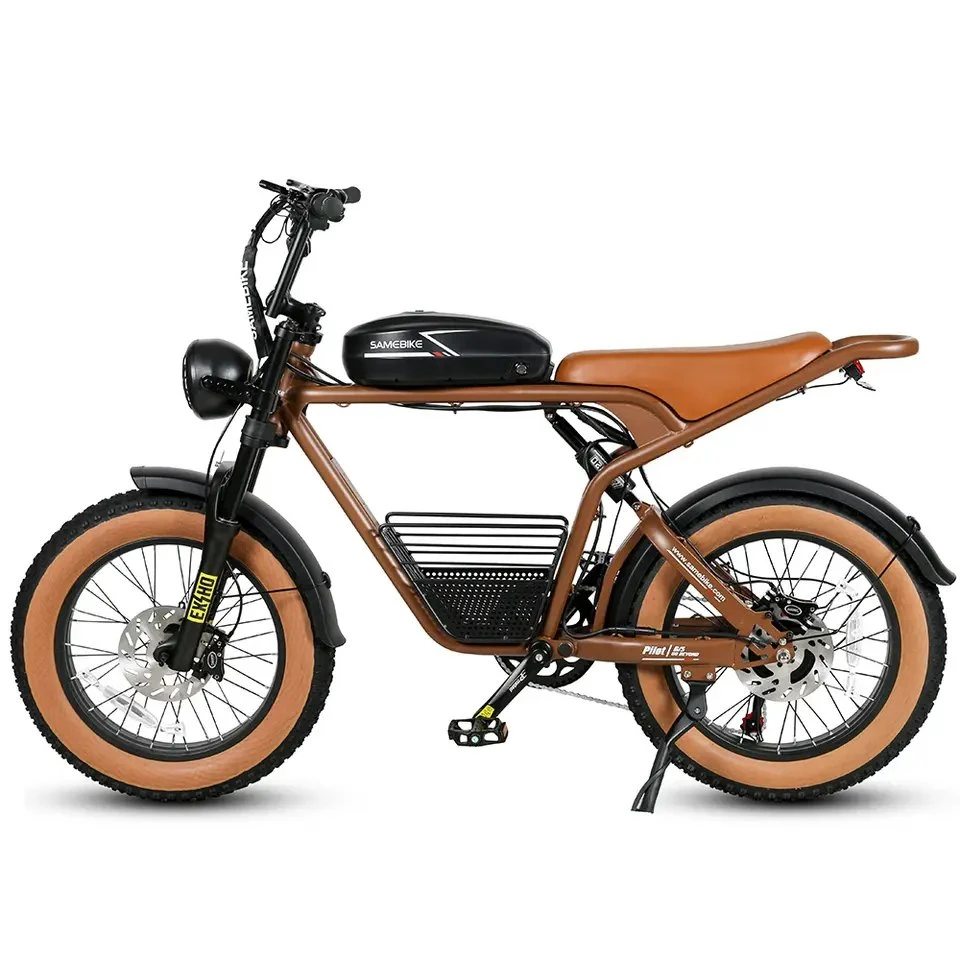 2023 Nuevo vendedor 1000W 48V 16Ah la suspensión total del neumático Fat off road bicicleta eléctrica Eléctrica Dirtbike adultos