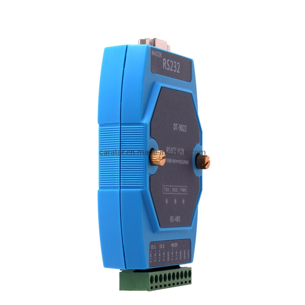 RS485 Hub 2-Port Active Industrial Grade RS485 Two-Port Dual-Channel Hub with Photoelectric Isolation and Lightning Protection