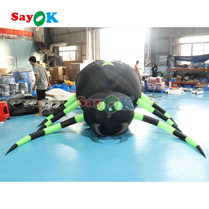 1,5 м Halloween Inflatable Spider Spirit висящий украшения и напольные украшения Для продажи