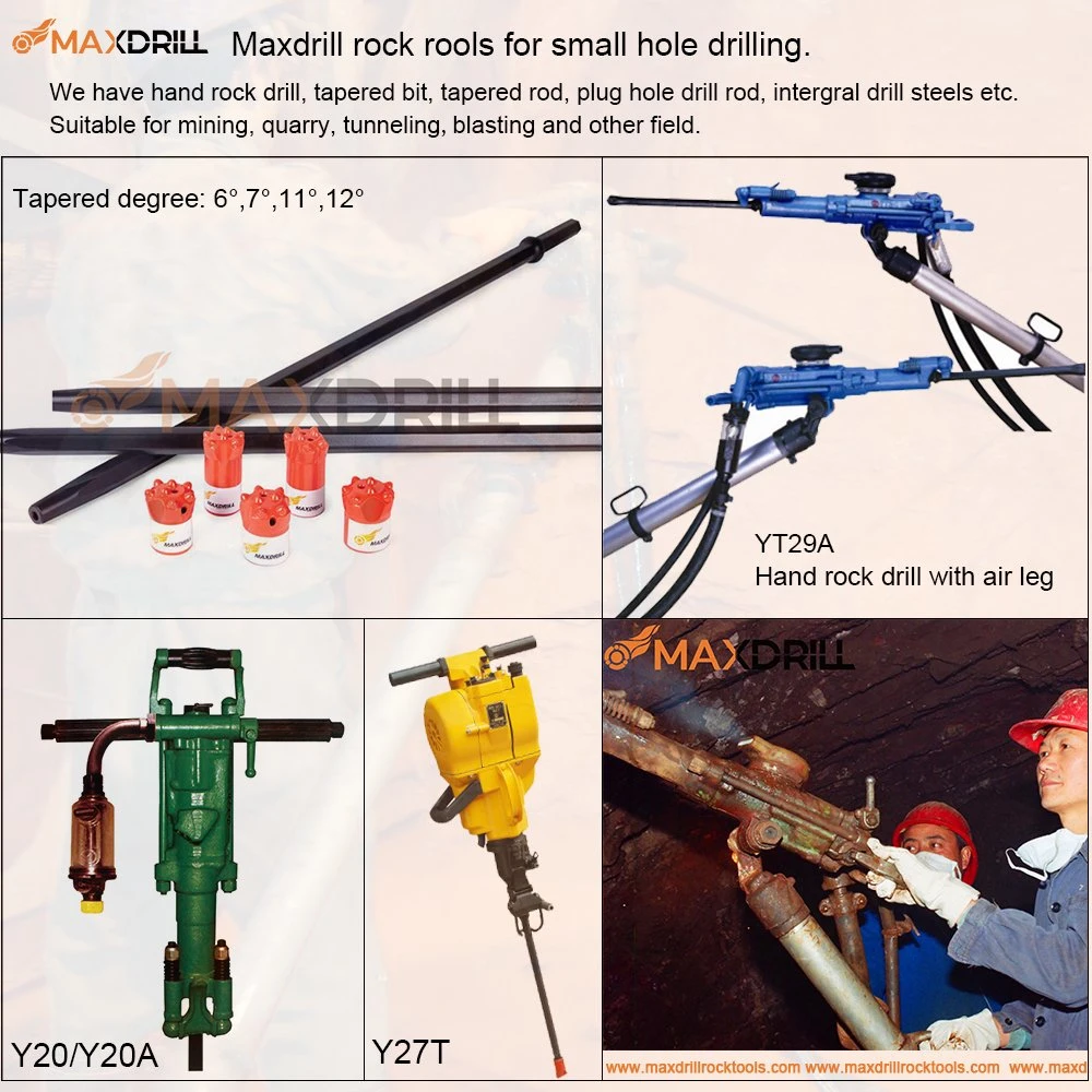 Maxdrill Manufacturer Yn27 Rock Drill for Hand Held Small Rock Drill