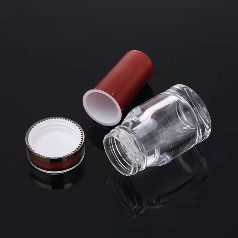 Empty Plastic Pharmaceutical Container Acrylic Medical Capsule Pill Bottle