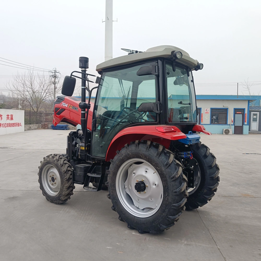 70HP 8+8 12.4-28tyre AC Cabin Wheel Farming Tractors in Tavol