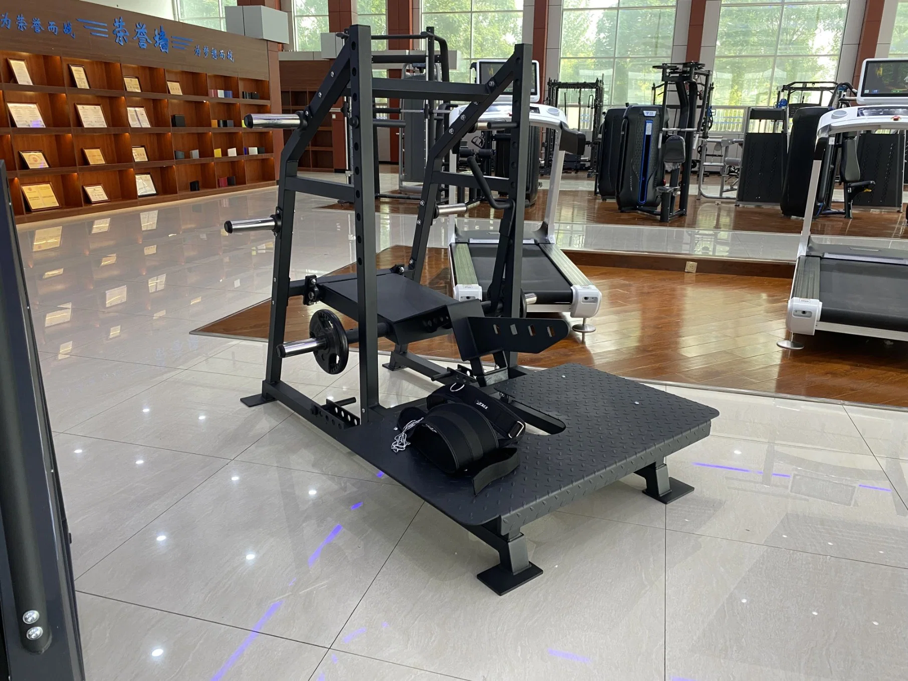 Body Building Fitness Gym Commercial Equipment Belt Squat Machine Strength Plate Loaded Hip Belt Squat